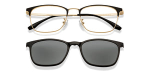 Black Wayfarer Full Rim Unisex Eyeglasses by Lenskart Air Online-152854