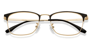Black Wayfarer Full Rim Unisex Eyeglasses by Lenskart Air Online-152854