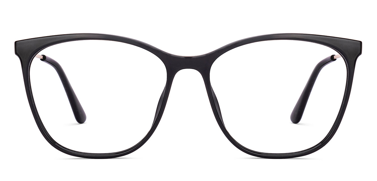 Black Cat Eye Full Rim Women Eyeglasses by Lenskart Air-220235