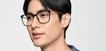 Load image into Gallery viewer, Black Square Full Rim Unisex Eyeglasses by Lenskart Air-220236