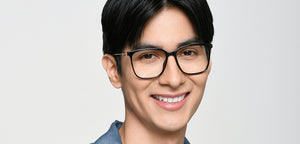 Black Square Full Rim Unisex Eyeglasses by Lenskart Air-220236