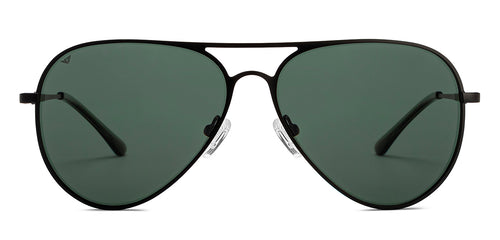 Black Aviator Full Rim Unisex Sunglasses by Vincent Chase Polarized-212593