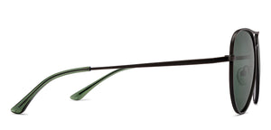 Black Aviator Full Rim Unisex Sunglasses by Vincent Chase Polarized-212593