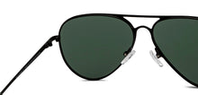 Load image into Gallery viewer, Black Aviator Full Rim Unisex Sunglasses by Vincent Chase Polarized-212593