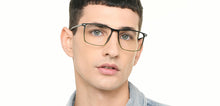 Load image into Gallery viewer, Black Rectangle Full Rim Unisex Eyeglasses by Lenskart Air-225781