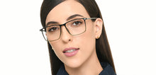 Load image into Gallery viewer, Black Rectangle Full Rim Unisex Eyeglasses by Lenskart Air-225781