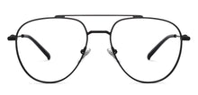 Load image into Gallery viewer, Black Aviator Full Rim Men Eyeglasses by Lenskart STUDIO-218090