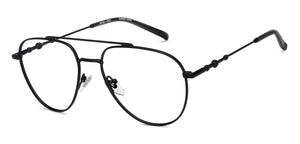 Black Aviator Full Rim Men Eyeglasses by Lenskart STUDIO-218090