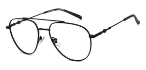 Black Aviator Full Rim Men Eyeglasses by Lenskart STUDIO-218090