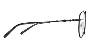 Black Aviator Full Rim Men Eyeglasses by Lenskart STUDIO-218090