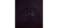Load image into Gallery viewer, Black Aviator Full Rim Men Eyeglasses by Lenskart STUDIO-218090