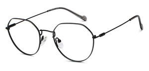 Grey Geometric Full Rim Unisex Eyeglasses by Vincent Chase Online-208191