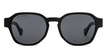 Load image into Gallery viewer, Black Hexagonal Full Rim Unisex Sunglasses by John Jacobs-216872