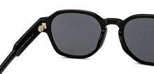 Load image into Gallery viewer, Black Hexagonal Full Rim Unisex Sunglasses by John Jacobs-216872