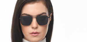Black Rectangle/ Square Full Rim Unisex Sunglasses by Vincent Chase Polarized-211276