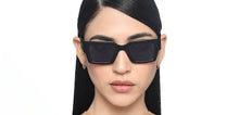 Load image into Gallery viewer, Black Rectangle Full Rim Unisex Sunglasses by Vincent Chase Online-216677