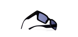 Black Rectangle Full Rim Unisex Sunglasses by Vincent Chase Online-216677