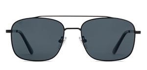 Black Rectangle/ Square Full Rim Unisex Sunglasses by Vincent Chase Polarized-217637