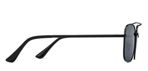 Black Rectangle/ Square Full Rim Unisex Sunglasses by Vincent Chase Polarized-217637