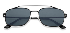 Black Rectangle/ Square Full Rim Unisex Sunglasses by Vincent Chase Polarized-217637