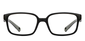 Black Rectangle Full Rim Kids Eyeglasses by Hooper-210495