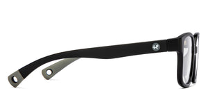 Black Rectangle Full Rim Kids Eyeglasses by Hooper-210495