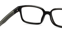 Load image into Gallery viewer, Black Rectangle Full Rim Kids Eyeglasses by Hooper-210495