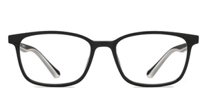 Black Rectangle Full Rim Unisex Eyeglasses by Lenskart Air-215892