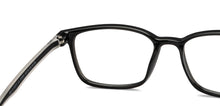 Load image into Gallery viewer, Black Rectangle Full Rim Unisex Eyeglasses by Lenskart Air-215892