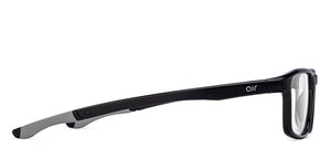 Black Rectangle Full Rim Unisex Eyeglasses by Lenskart Air-217462