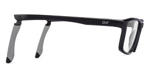 Black Rectangle Full Rim Unisex Eyeglasses by Lenskart Air-217462