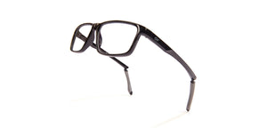 Black Rectangle Full Rim Unisex Eyeglasses by Lenskart Air-217462
