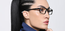 Load image into Gallery viewer, Black Rectangle Full Rim Unisex Eyeglasses by Lenskart Air-217462