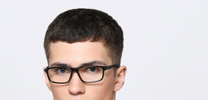 Black Rectangle Full Rim Unisex Eyeglasses by Lenskart Air-217462