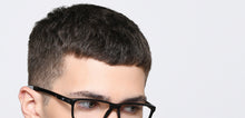 Load image into Gallery viewer, Black Rectangle Full Rim Unisex Eyeglasses by Lenskart Air-217462