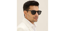 Load image into Gallery viewer, Black Round Full Rim Unisex Sunglasses by John Jacobs-220522