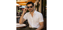Load image into Gallery viewer, Black Round Full Rim Unisex Sunglasses by John Jacobs-220522