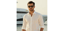 Load image into Gallery viewer, Black Round Full Rim Unisex Sunglasses by John Jacobs-220522