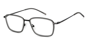 Black Square Full Rim Unisex Eyeglasses by Lenskart Air Online-213366