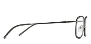 Black Square Full Rim Unisex Eyeglasses by Lenskart Air Online-213366