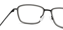 Load image into Gallery viewer, Black Square Full Rim Unisex Eyeglasses by Lenskart Air Online-213366