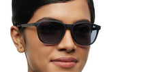 Load image into Gallery viewer, Black Rectangle/ Square Full Rim Unisex Sunglasses by Lenskart STUDIO-213177