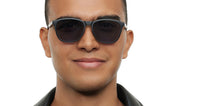 Load image into Gallery viewer, Black Rectangle/ Square Full Rim Unisex Sunglasses by Lenskart STUDIO-213177