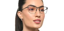 Load image into Gallery viewer, Black Square Full Rim Unisex Eyeglasses by Vincent Chase-212873