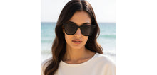 Load image into Gallery viewer, Black Wayfarer Full Rim Unisex Sunglasses by John Jacobs-220524