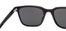 Load image into Gallery viewer, Black Wayfarer Full Rim Unisex Sunglasses by John Jacobs-220524
