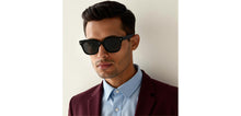 Load image into Gallery viewer, Black Square Full Rim Unisex Sunglasses by John Jacobs-220528