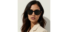 Load image into Gallery viewer, Black Square Full Rim Unisex Sunglasses by John Jacobs-220528