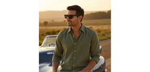 Load image into Gallery viewer, Black Square Full Rim Unisex Sunglasses by John Jacobs-220528