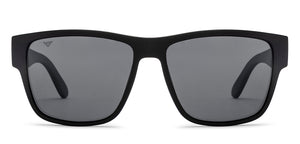 Black Wayfarer Full Rim Unisex Sunglasses by Vincent Chase Online-212616